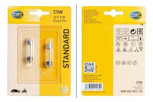 Hella glühleuchte 12v c5w - glühleuchte,